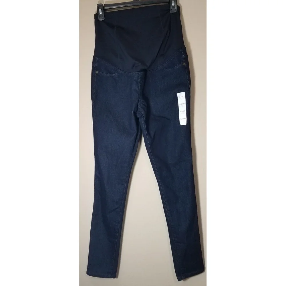 Isabel Maternity Over Belly Maternity Jeggings Dark Wash Women Size 2/26R NEW B - Picture 1 of 7